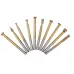 Drillpro 20Pcs Titanium Coated Rotary File Cutters HSS Mini Burr Wood Working Milling Carving Rasp Drill Bits