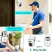 5G Dual Band Wireless WiFi Surveillance Camera Night Vision Motion Detection 2-way Audio APP Remote Monitoring Alarm Push Outdoors Safety Camera