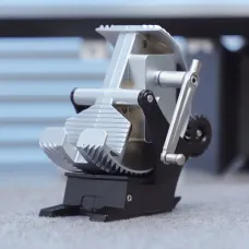 NIKOLATOY Alloy Mechanical Multifunctional Rechargeable Mobile Phone Holder Hand Crank Generator Desktop Ornament Science Discovery Toys Gifts