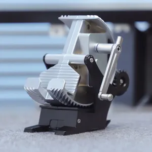 NIKOLATOY Alloy Mechanical Multifunctional Rechargeable Mobile Phone Holder Hand Crank Generator Desktop Ornament Science Discovery Toys Gifts