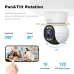 Srihome SH046 4MP 5G WiFi Indoor PTZ Camera 5X Optical Zoom Wireless Auto Tracking Night Vision Two-way Audio Smart Home Security Cameras