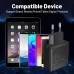 PD30W 3-Port USB PD Charger 2USB-A+USB-C PD QC3.0 Fast Charging Wall Charger Adapter EU Plug US Plug for iPhone 16 16 Pro 15 14 Plus 13 12 for Xiaomi 15 pro for Huawei Mate XT for Samsung Galaxy Z Flip6