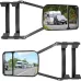 Pair Car Extend Rear View Mirrors Adjustable Additional Exterior Mirror for All Standard Vehicles RVs Caravan Car Trailer Towing Mirrors