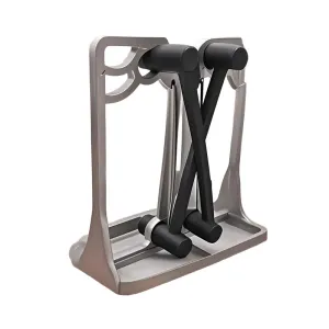 Professional Stainless Steel Manual Knife Sharpener Dual Slot Design Fine Grit Sharpening Rod Compact Kitchen Tool for Knife Scissors Sleek Metallic Finish Eco-Friendly