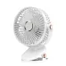 360 Adjustable Mini Silent Clip Fan 4000mAh 5 Speed USB Rechargeable Desktop Mini Fan Small Portable Silent Fan