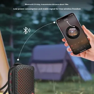 Monster M3 Portable Speaker bluetooth V5.4 Speaker Stereo Sound TWS IPX7 Waterproof Hands-free Call Magnetic-clip Wearable Outdoors Speaker