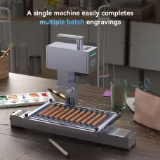 EU/US DirectLONGER Nano Slide Extension Rod Module Longer Engraving Platform 300mm Moving Distance 120x330mm Working Area Aluminum Alloy High Speed Type-C Connection Works with 300 Plus Materials Engraving Cutting Machine