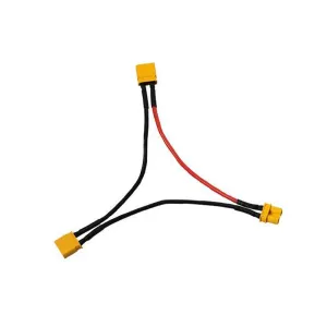 Amass XT30 Series Battery Pack Connector Adapter Cable  1 Female to 2 Male 18AWG 10CM Cable for RC Lipo Battery