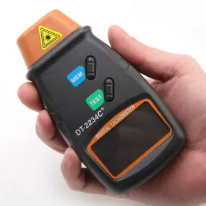 DT-2234C+ Digital Laser RPM Tachometer Non Contact Measurement Tool