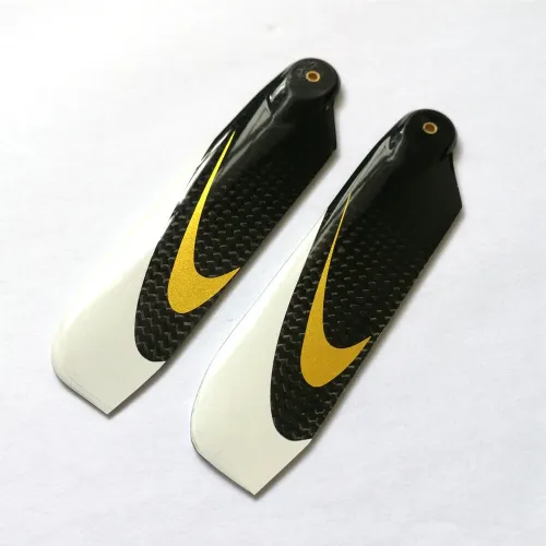 1pair 86mm Carbon Fiber Tail Blade for 550 Class RC Helicopter