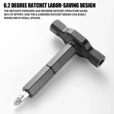 24 In 1 Magnetic Ratcheting Screwdriver Set Precision Repair Tools Kit Steel Construction Portable Case