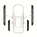 4pcs Car Anti Scratch Door Sill Protector Sticker Strip Car Threshold Protection Bumper Film Sticker for Car SUV Pickup Truck
