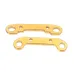 2PCS Wltoys 124017 124019 1/12 RC Car Spare Metal Front/Rear Swing Arm Reinforce Plate 1834 1835 Vehicles Model Parts