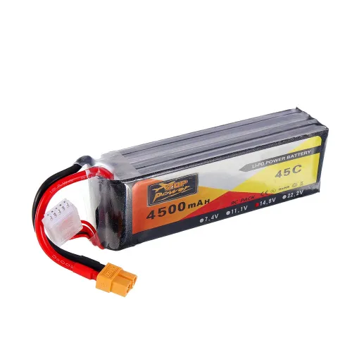 ZOP Power 14.8V 4500mAh 4S 45C Lipo Battery XT60 Plug