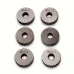 7pcs Steel Dual Wheel Knurling Tool Set with Diagonal Linear Knurl Wheel 0.5/1/2mm Pitch