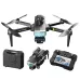 XKJ KAI TWO 249g GPS 5G WiFi FPV with 4K ESC HD Dual Camera 3-Axis Mechanical Gimbal 5.6" Touchable LCD Screen Controller 360 Obstacle Avoidance Brushless Foldable RC Drone Quadcopter RTF