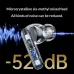 AWEI T92 ANC Pro TWS Wireless Earbuds bluetooth Earphones -52dB ANC ENC Noise Reduction Large-size Composite Diaphragm Sterso Sound Field 20H Battery Life Portable Earphone