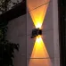 LESolar Wall Light Outdoor Up and Down Garden Lamp for Home Porch Fence Stairs Wall Backyard Luminous Lighting