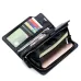 BULLCAPTAIN Men's Genuine Leather Wallet RFID Function Can Place 6.5'' Mobile Handbag High Quality Multi Card Long Wallet