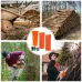 3Pcs Felling Wedges Plastic Chainsaw Wedges Wear Resistant Tree Cutting Wedges Logging Supplies Safety Chainsaw Accessories