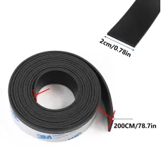Track Saw Guide Rail Guard Strip 200CM Adhesive Rubber Strip Anti-Crack Replacement Tape Woodworking Accessory for Precise Cutting
