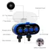 Aqualin Ball Valve Two Outlet Automatic Garden Irrigation Controller with Four-Dials Water Timer 0 Pressure Waterproof High-Impact Construction Ideal for Efficient Watering Management