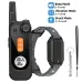 KT06 Electric Dog Training Collar with Remote Control Vibrator Pet Dog Bark Stop Shock Collar Beep Built-in Flashlight IPX7 Waterproof 2000FT Range USB Charging for All Sizes Dog Training Controller