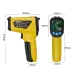 -50~800 LCD Color Display Non-Contact Infrared Thermometer High Temperature Infrared Laser Electronic Thermometer IR Thermometer Pyrometer