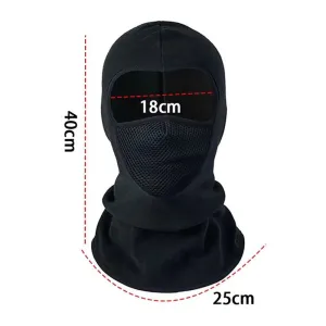 XANEOutdoor Cycling Mask Winter Thermal Full Face Bike Protective Mask Windproof for Riding Skiing Fishing Hunting