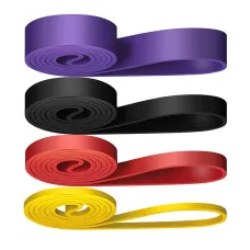 KALOA11pcs Heavy Duty Latex Resistance Band Exercise Elastic Band Set For Sport Strength Pull Up Assist Band Workout Pilates Fitness Equipment