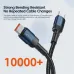 Toocki 100W Type-C to Type-C Cable QC4.0 Fast Charging Data Transmission Thick Wire Core Line 0.5M/1M/2M Long for Huawei Mate50 for Xiaomi Mi13 for Samsung Galaxy Z Flip 4 for OPPO Reno8 for Pad Air4 10.9