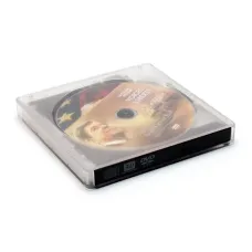External Optical Drive USB 3.0 Type-C Transparent CD/DVD/VCD Burner Player Reader RW Drive for Mac Win System PC
