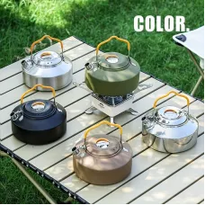 Camping Cookware Set Hiking Picnic Barbecue Pot Portable Outdoor Tableware Kettle Pot Cookset Cooking Pan Bowl Camping Equipment