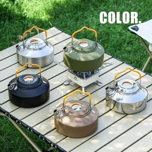 Camping Cookware Set Hiking Picnic Barbecue Pot Portable Outdoor Tableware Kettle Pot Cookset Cooking Pan Bowl Camping Equipment