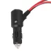 Car Lighter Adapter 12V 24V 240W Dual Splitter With On Off Switch 1 Male To 2 Female Sockets Portable Power Accessories 10cm Cable Black Red PVC Material