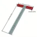 Aluminum T Square Positioning Ruler 170mm x 85mm CNC Cutting Laser Printed Scale High Precision Drafting Tool Architect Ruler