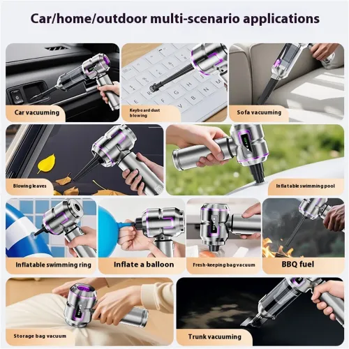 Suitu ST-6697 Cordless Handheld Vacuum Cleaner 16000Pa Strong Suction Brushless Motor Rechargeable Lithium Battery Multi-Functional Car Cleaning Lightweight Portable Easy Type-C Charging