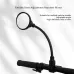 BENGGUO 1/2Pcs Bicycle Hose-adjustable HRearview Mirror 360 Degree Adjustable Wide Angle Shockproof Electric Vehicle Mirror for Handlebar Diameters Below 32mm