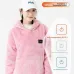 TENGOO HS09 Smart Heated Hoodies Sweater 9 Heating Areas Quick Heating USB Rechargeable Washable Safety Fashion Oversize Jacket for Winter Outdoors Keep Warm