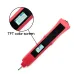 5 in 1 Multi Functional AC Voltage Tester Pen 12V to 500V Non Contact Voltage Live Neutral Wire Identifier Type C Rechargeable With LED Flashlight TFT Screen and 12-Level Mode