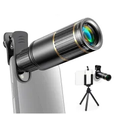 IPRee 22X Monoculars Metal Telescope LensConcert HMobile Phone Camera Telescope for Hiking Camping Wildlife Observation Moon Sports Game Concert Watching