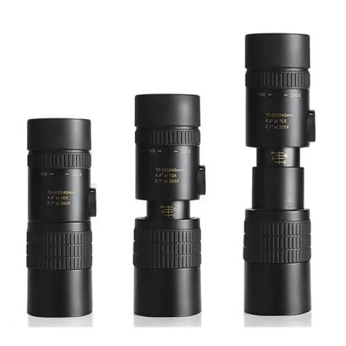 10-300X40 Monocular Telescope HZoom Pocket Low Night Vision Powerful Telescope For Camping Hunting Outdoor
