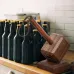 Creative Wooden Retro Bottle Openers Multifunction Hammer Shaped Drinks Corkscrew Long Handle Bottle Opener with Magnet