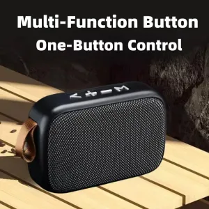 G2 Portable bluetooth Speaker  Mini Fabric Speaker HiFi Loudspeaker Deep Bass Hands-free Call Support AUX TF Card U Disk Playback FM Radio Outdoors Wireless Speakers Subwoofer