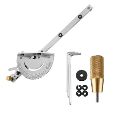 Wnew Upgraded Miter Gauge Brass Handle Table/Saw Router Miter Gauge Sawing Assembly Ruler