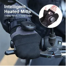 TENGOO Electric Heating Gloves USB Rechargeable 3 Speed Temperature Warm Waterproof Winter Outdoor Travel Gloves