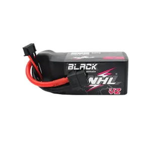 2PCS CNHL Black Series V2.0 4S 14.8V 1500mAh 130C LiPo Battery XT60 Plug for 150-220mm 4 Inch RC Drone FPV Racing