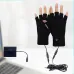 TENGOO Winter Electric Heated Gloves USB Rechargeable Half-finger Gloves Hand Warmer Heating Gloves Thermal Touch Screen Waterproof Motorcycle Gloves
