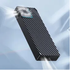 Hagibis XL-UD1101 USB 4.0 40Gbps M.2 NVMe SSD Enclosure Compatible with Thunderbolt 4/3 USB 3.2/3.1/3.0 ASM2464 Built-in Cooling Fan External Hard Drive Case