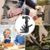 IPRee 18 in 1 Multifunctional Claw Hammer Nail Puller Combination Small Saw Bit Tool Outdoor Survival Camping Hiking Portable Hammer